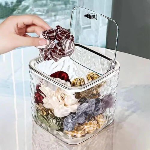 Clear acrylic hair accessories - clear,