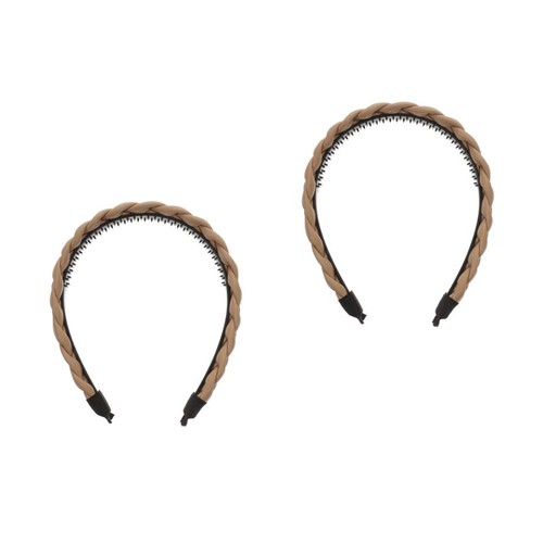 Light brown braided broadside - braided,