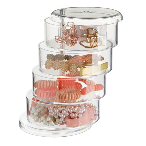 Tier clear plastic jewelry - 4-tier,