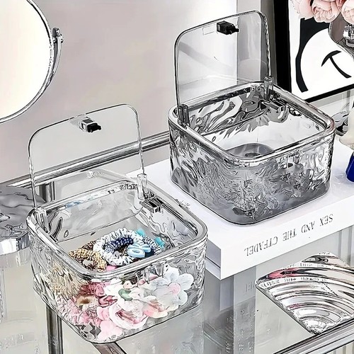 Clear acrylic hair accessories - clear,