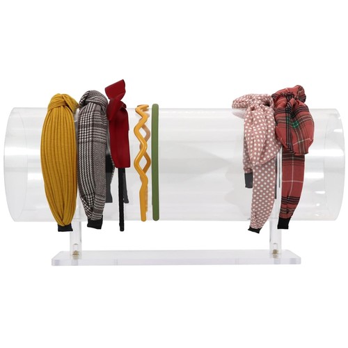 Clear acrylic headband holder - clear,
